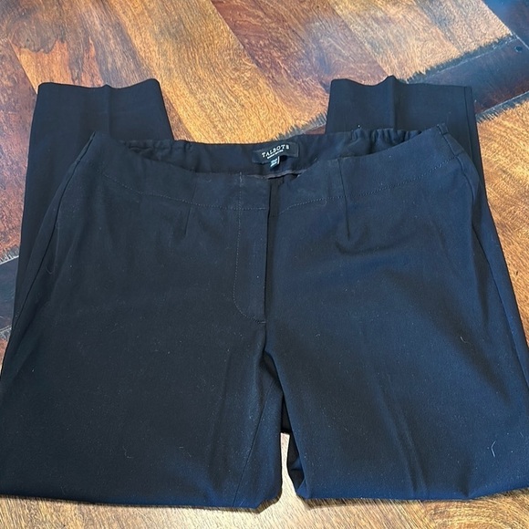 Talbots Pants - Talbots Classic Black Women's Trousers size 12 WP